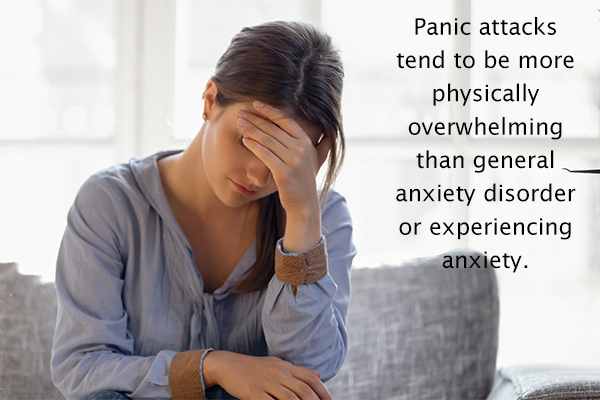 differences between anxiety and panic attacks
