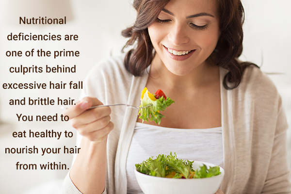 eat healthy to nourish your hair from within