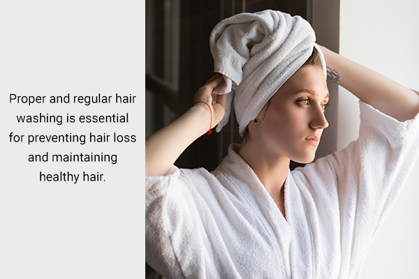 observing good hair wash practices can help prevent hair loss due to oily scalp
