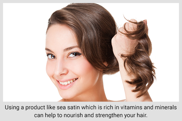 benefits of using Sea Satin for the hair